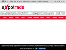 Tablet Screenshot of expotradegroup.com